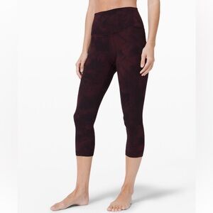 Lululemon Align 21” Diamond Dye Cassis Black